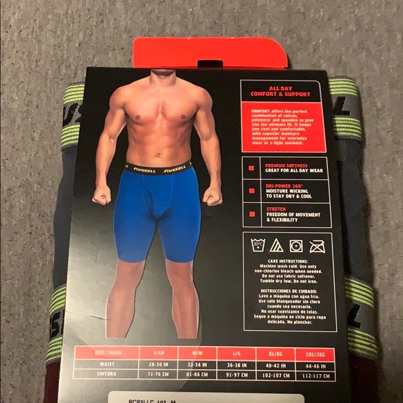 Russell Performance Long Boxer Brief (2 Pack) - Picture 3 of 3